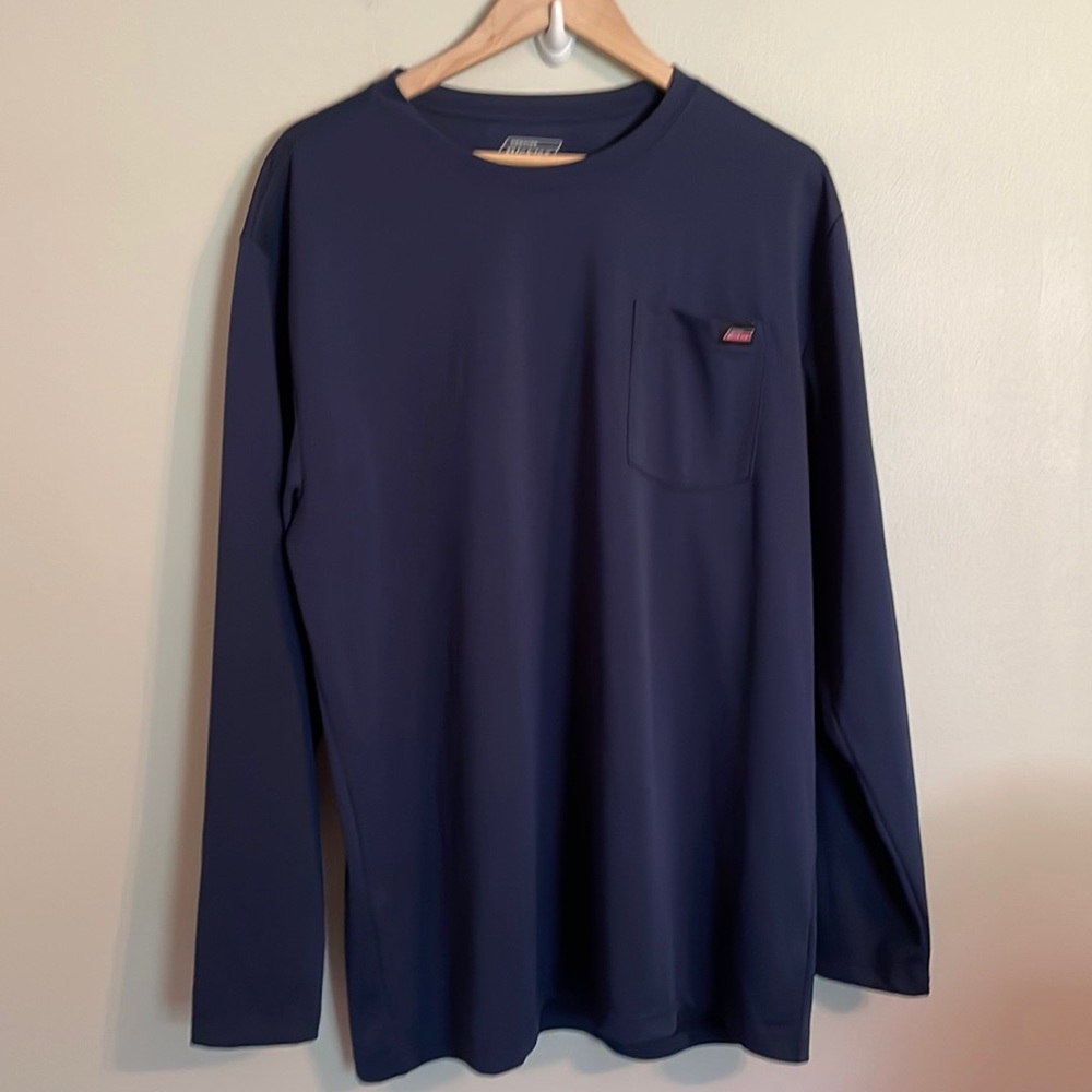 Men’s Casual Dickies Work Shirt Navy Blue XL